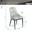 Chaise de salle à manger moderne et élégante-586045989