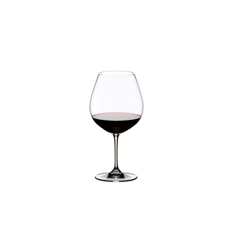 RIEDEL 6416/07 Vinum Pinot Noir (Burgundy Red) Wine Glass, 25 floz, Clear, 2PK