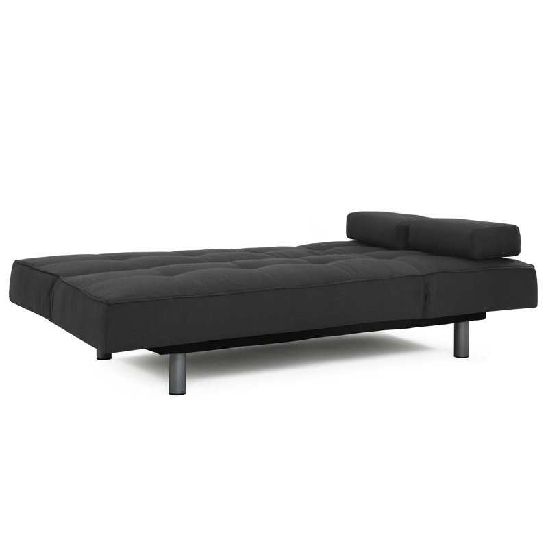 Core 74.4'' Upholstered Sofa, Ebony