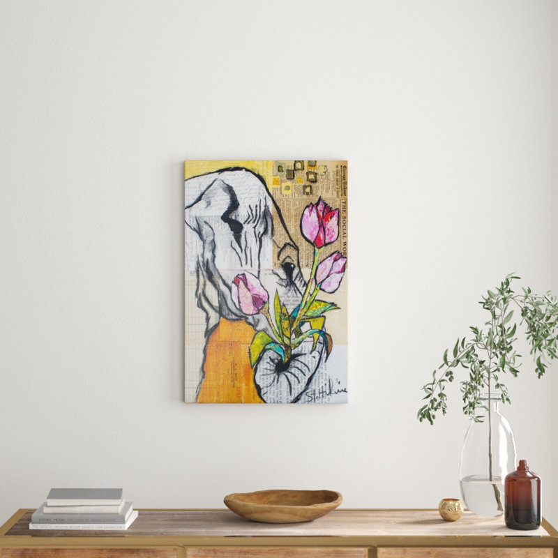 Elizabeth St. Hilaire - Wrapped Canvas Painting, 76cm H x 51cm W x 3.81cm D
