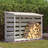 Pent 6 ft x 2 ft Log Store