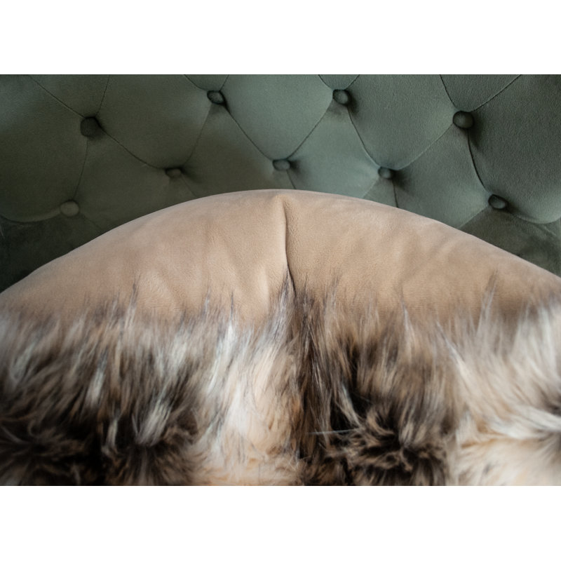 Ensemble de coussins décoratifs en fausse fourrure Thomas Collection®, Carré 16 po 