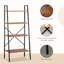Devrek 145cm H x 60cm W Steel Ladder Bookcase-1674425241