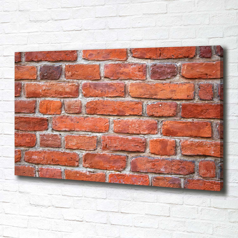 Brick Wall - Wrapped Canvas Print
