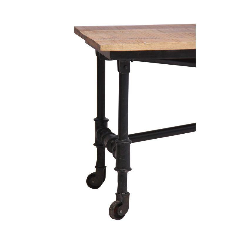 Banc en bois avec roues Adairsville