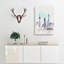 Shanghai Skyline Reflection - Wrapped Canvas Painting-56637119