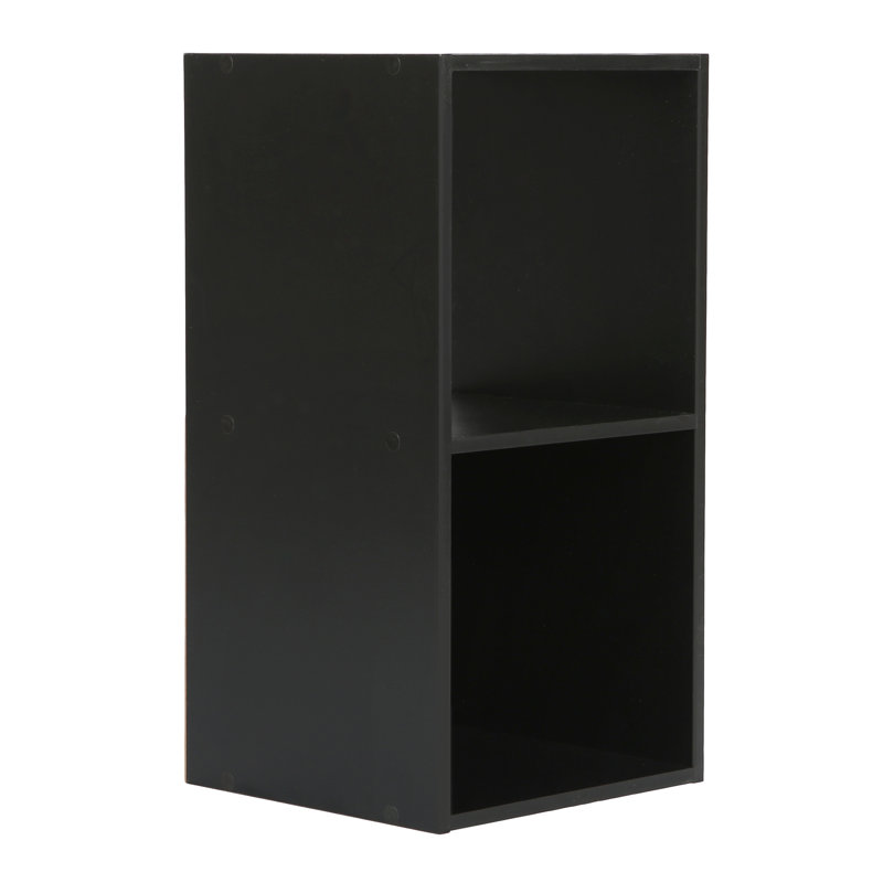 Misheel 60cm H x 31cm W Cube Bookcase, Black