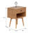 Henline 1-Drawer Solid Wood Nightstand-8221825