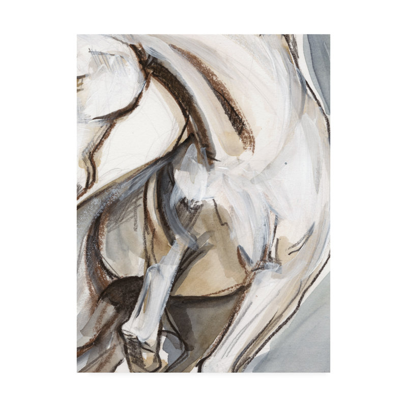 Reproduction d’art sur toile « Horse abstraction II » par Jennifer Paxton Parker