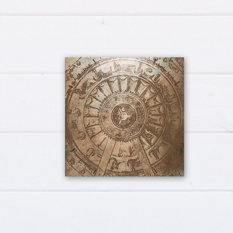 " Bronze Distressed Gear "
