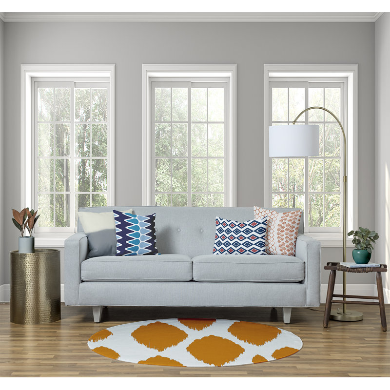 Pomeroy Chenille Abstract Indoor Rug, Round 5'