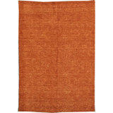Gabbeh Hand Woven Wool Floral Area Rug