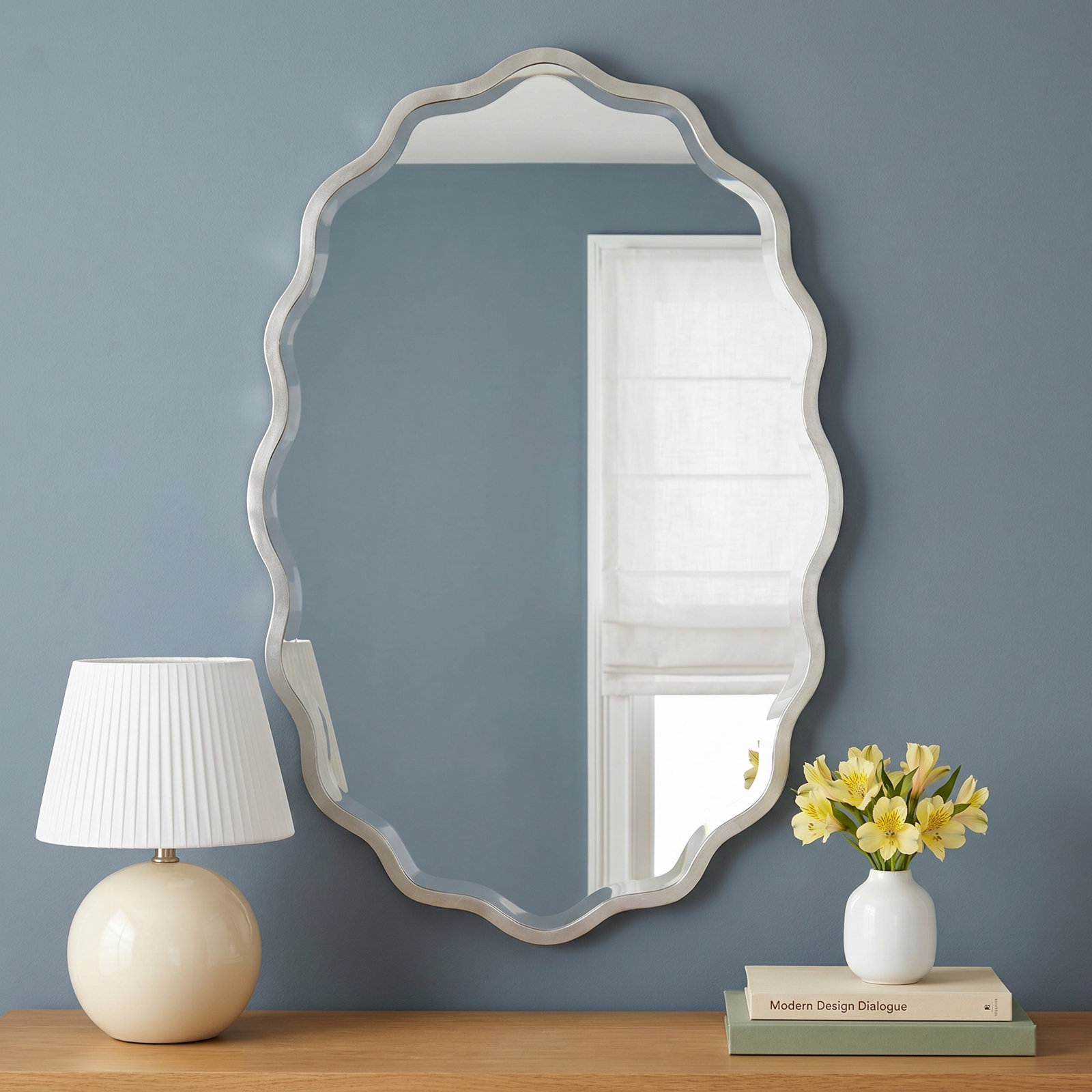 Meadowdale 23" Accent Mirror, Silver