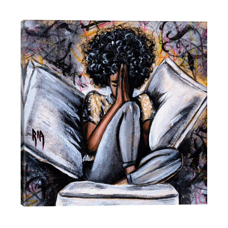 'All I Have...' by Artist Ria - Print, 26" H x 26" W x 1.5" D, No Mat, Wrapped Canvas