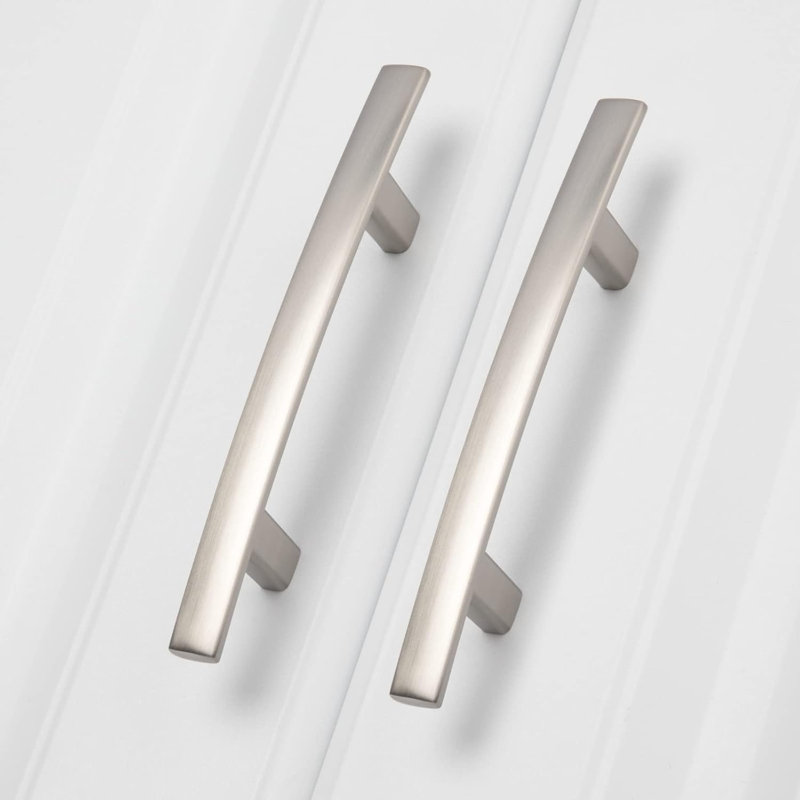 20 Pack Brushed Nickel Cabinet Pulls, Solid Zinc Alloy, 3 Inch CC,Rustproof & Durable, Bar Modern Design, Easy Installation, Smooth Edges, Screws Included, Ideal for Kitchen, Bathroom