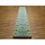 Tapis de couloir oriental Shah Abbas XL en porcelaine bleu noué à la main 2 pi 7 po x 15 pi 10 po