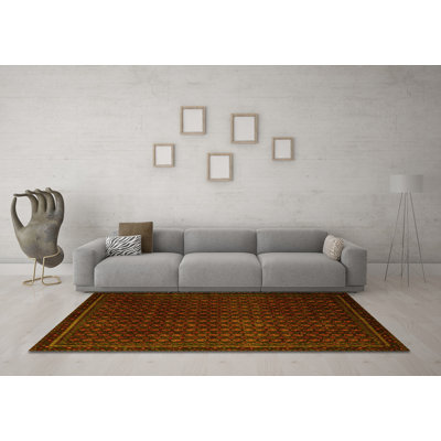 Washable Abstract Indoor Rug
