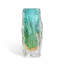 Vases de table carrés/rectangulaires transparents à glaçure colorée bleu, vert, jaune-375208925