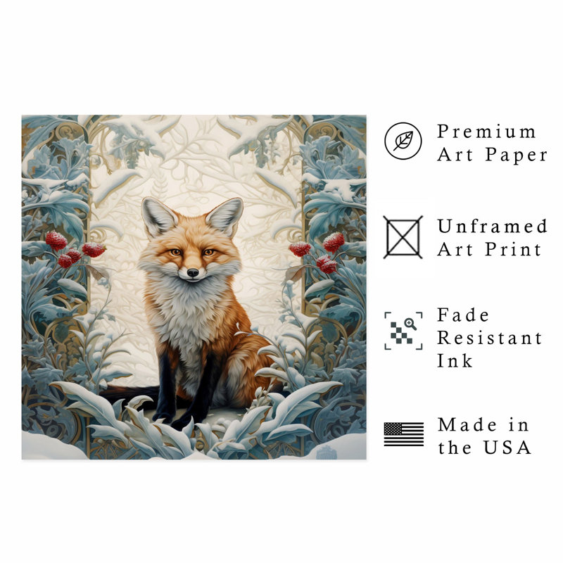 Animaux, animaux, William Morris, H 28 po x l 28 po