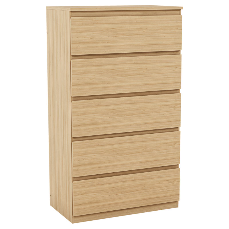 Cunha 70cm W 5 - Drawer Chest of Drawers, Pine