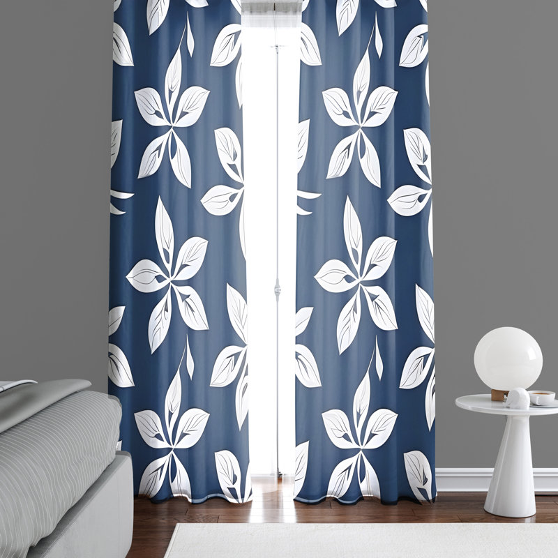 Bengamin Semi Sheer Curtain Pair, 20" W x 52" L
