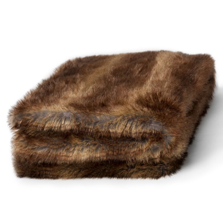 Alpen Home Johanna Giant Faux Fur Sofa Bed Throw & Reviews | Wayfair.co.uk