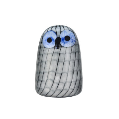 Birds by Toikka Waiter Owlet Bird Figurine, Grey