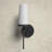 Doha Metal Wallchiere in Matte Black-186006500