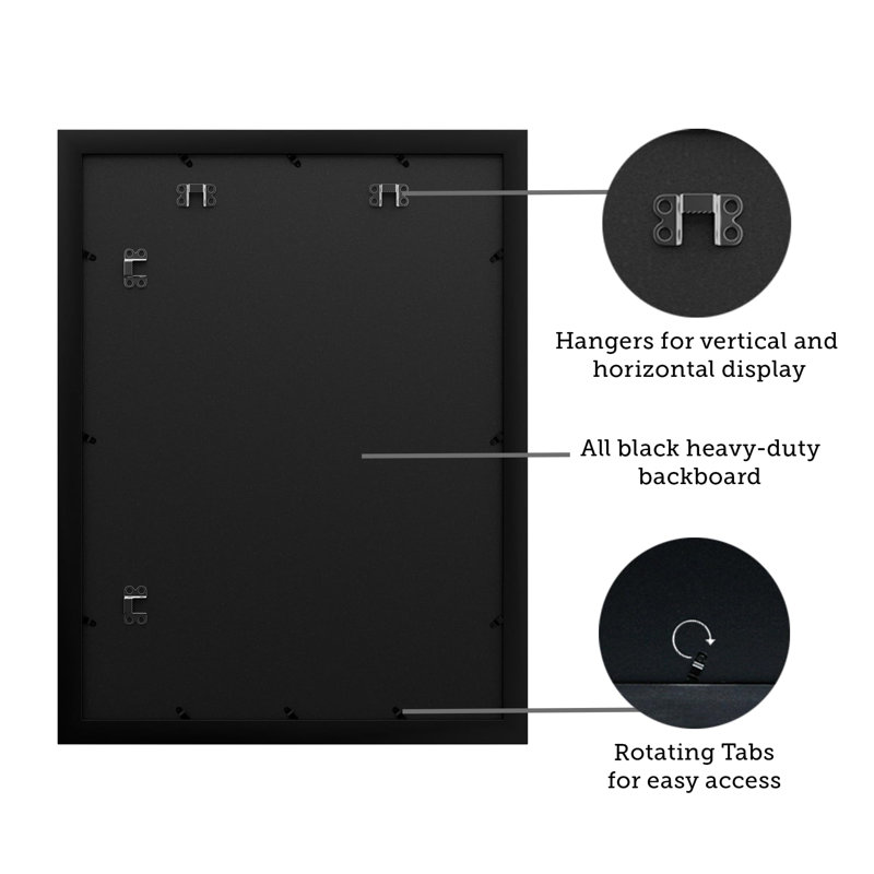 20X30 Black Shadow Box Frame, Tempered Glass Front And Solid Wood Border, 2.5 Inch Thick, Display Case For Items Or Posters