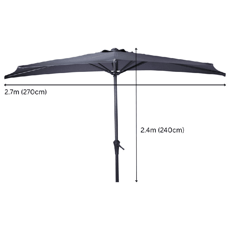270cm Balcony Parasol