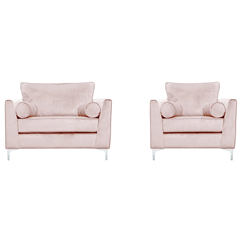 Giancarlo 2 - Piece Velvet Living Room Set