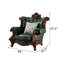 Fauteuil en cuir véritable American