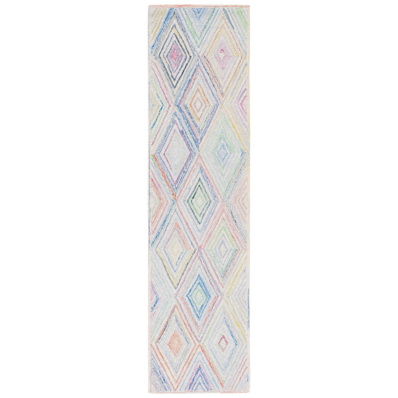 Metro Hand Tufted Performance Geometric Rug, Runner 2'3" x 9'