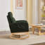 Chaise berçante avec pieds en bois massif, chaise berçante Modern-1533027837