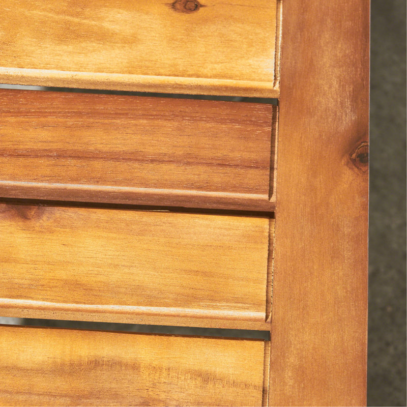 Banc en bois et en fer de 54,46 po de long avec doublure de 15,56 po de profondeur scintillante