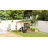 6.6' x 6.6' Outdoor Pergola, Wood Gazebo, Dark Brown