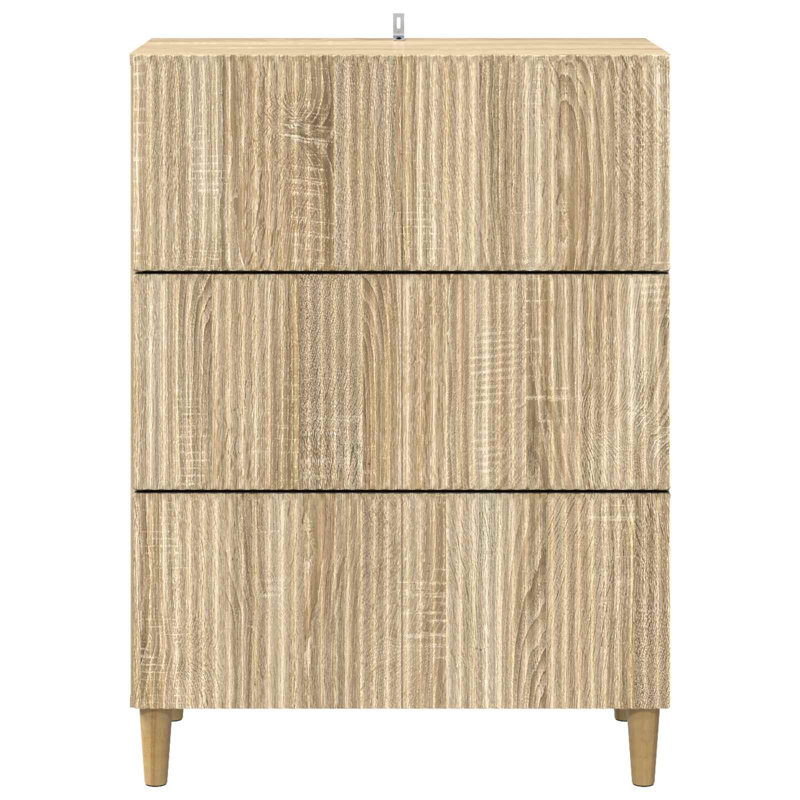 Accent Chest, 90cm H x 66cm W x 34.5cm D, Sonoma Oak