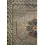 Tapis orange / beige / gris unique 9 pi 8 po x 13 pi 7 po Khotan