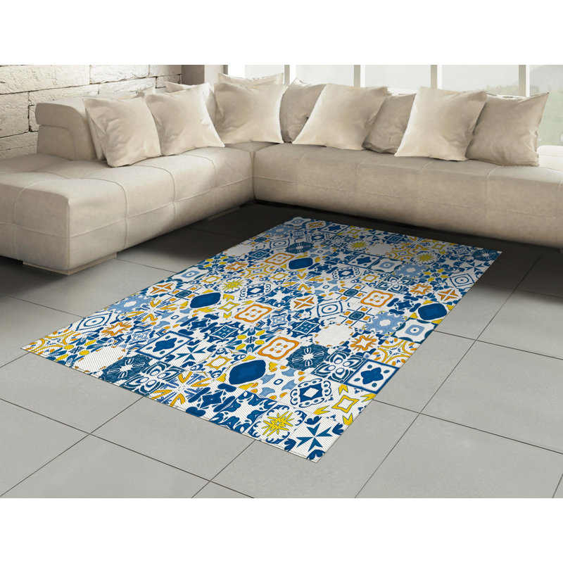 Allan Patterned Hand Woven Area Rug, Rectangle 120 x 180cm