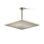 Honesty 10" Single-Function Wall or Ceiling-Mount Square Rainhead, Square Rain Showerhead 2.5 GPM