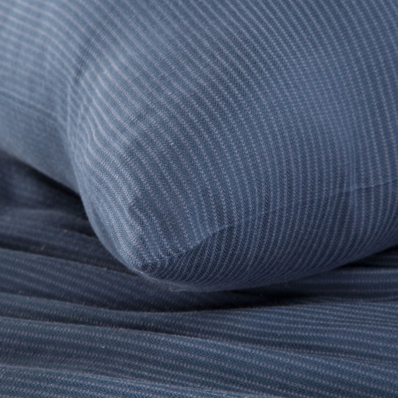 Striped Duvet Cover with Pillowcases