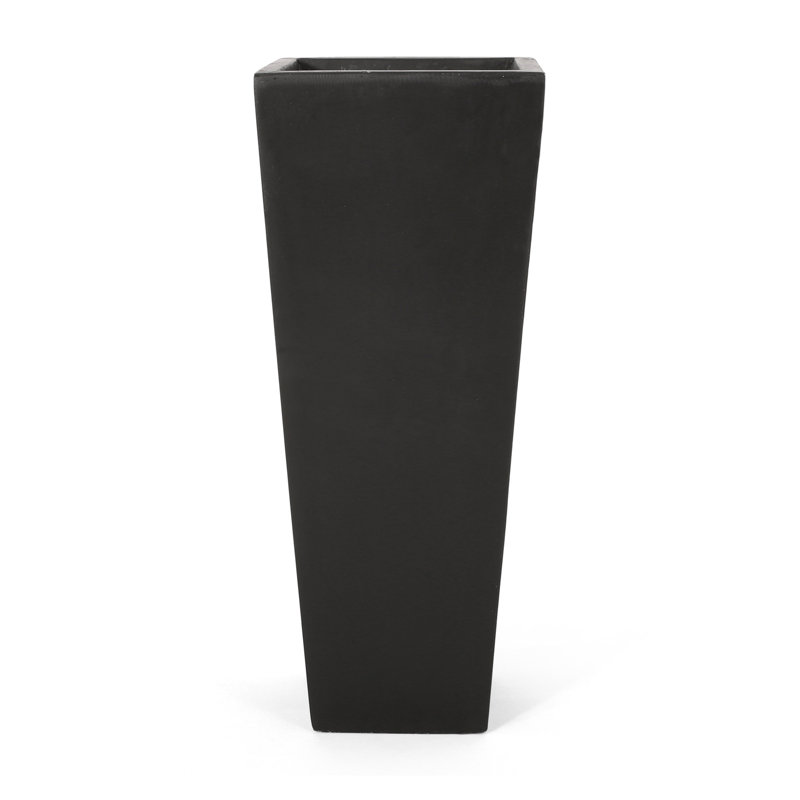 Ensemble de pots à fleurs Devi Modern, H 32,5 po x l 13 po x P 13 po, Noir