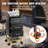 34.25'' H x 21.06'' W Utility Cart