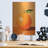 Orange' by Andreas Magnusson Metal Wall Art-99931354
