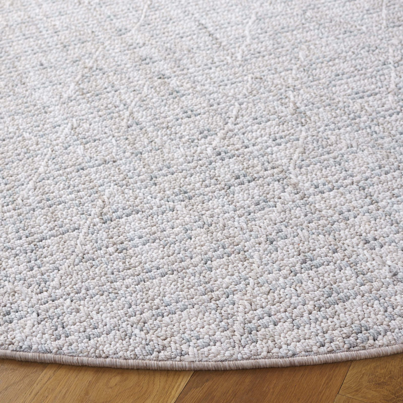 Tapis à performance géométrique Martha Stewart, Rond 6 pi 7 po