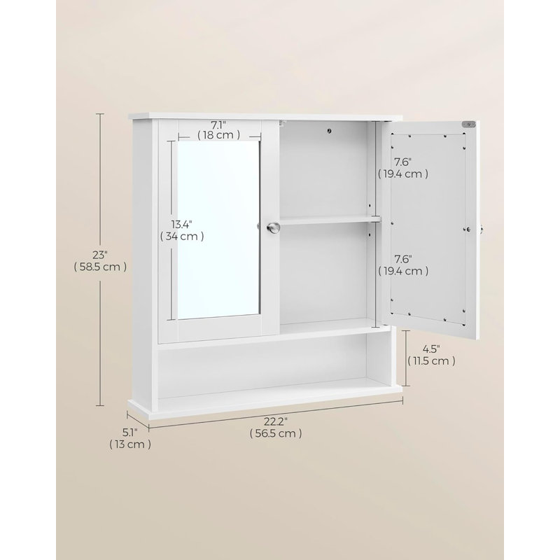 Bathroom Cabinet with Mirror