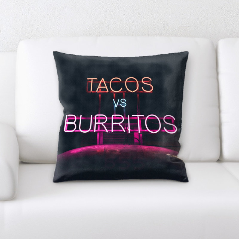 Microsuede Reversible Throw Pillow