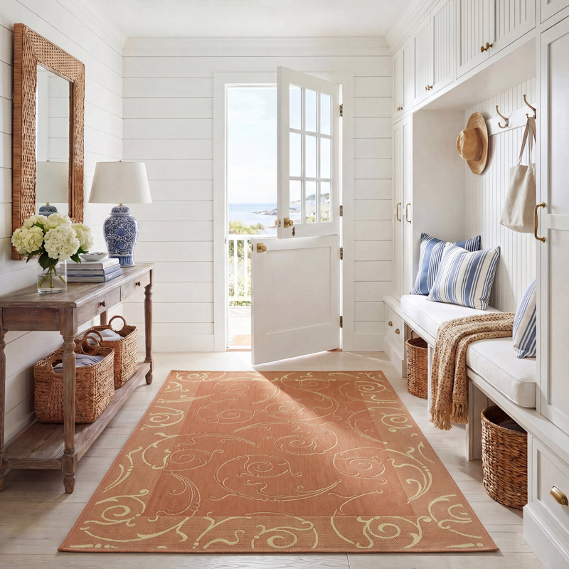 Tapis intérieur / extérieur Arneshia, Rectangle 9 pi x 12 pi