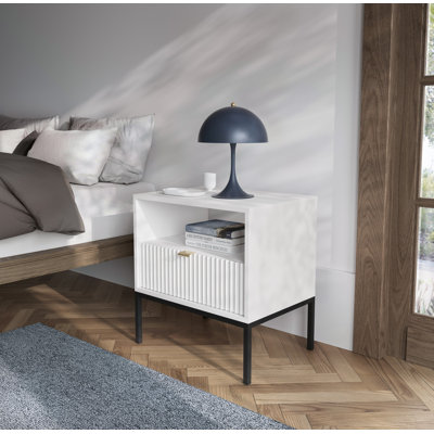 Icilia 1 Drawer Bedside Table