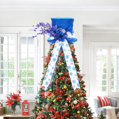 Nœud d'arbre de Noël scintillant scintillant